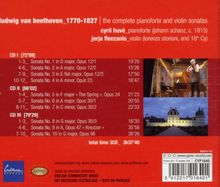 Ludwig van Beethoven (1770-1827): Violinsonaten Nr.1-10, 3 CDs