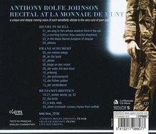 Anthony Rolfe Johnson - Recital At La Monnaie/De Munt, CD