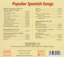 Liliana Rodriguez - Popular Spanish Songs, CD