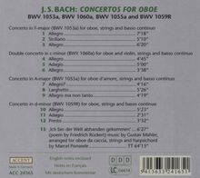 Johann Sebastian Bach (1685-1750): Oboenkonzerte BWV 1053,1055,1059,1060, CD