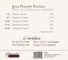 Jean Philippe Rameau (1683-1764): Pieces de Clavecin en Concerts Nr.1-5, CD