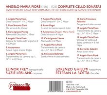 Angelo Maria Fiore (1660-1723): Cellosonaten Nr.1 &amp; 2, CD