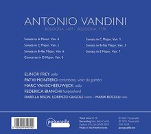 Antonio Vandini (1690-1778): Sämtliche Werke für Cello, CD