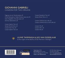 Giovanni Gabrieli (1557-1612): Canzoni für 2 Orgeln "Dialoghi Musicali", CD