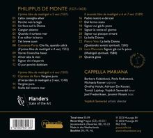 Philippe de Monte (1521-1603): Madrigale, CD