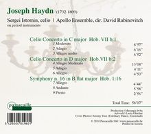 Joseph Haydn (1732-1809): Cellokonzerte Nr.1 &amp; 2, CD