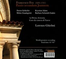 Francesco Feo (1691-1761): Johannes-Passion, CD