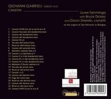 Giovanni Gabrieli (1557-1612): Canzoni, CD