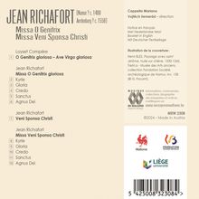 Jean Richafort (1480-1547): Missa O Genitrix gloriosa &amp; Missa Veni Sponsa Christi, CD