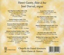 Henri Ganty &amp; Jose Dorval a la chapelle du Seminaire Notre-Dame de Namur, CD