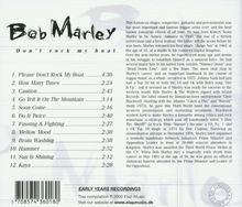 Bob Marley: Don't Rock My Boat, CD