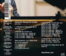 DAACD 1020. Alexander Nikolayevich Scriabin (1872-1915). Mehrere Klavierstücke aufgelistet. Oleg Marshev, piano.