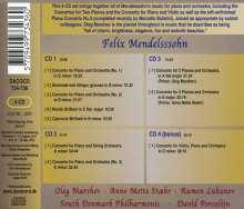 Felix Mendelssohn Bartholdy (1809-1847): Klavierkonzerte Nr.1 &amp; 2, 4 CDs
