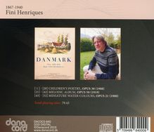 Fini Henriques (1867-1940): Klavierwerke, CD