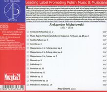 Aleksander Michalowski (1851-1938): Klavierwerke Vol.1, CD