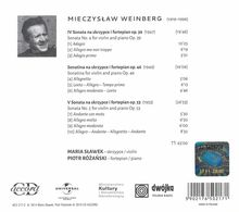 Mieczyslaw Weinberg (1919-1996): Violinsonaten Nr.4 &amp; 5 (op.39 &amp; 53), CD