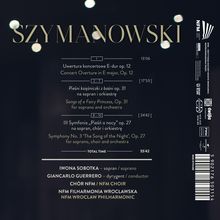 Karol Szymanowski (1882-1937): Symphonie Nr.3 "Lied der Nacht", CD