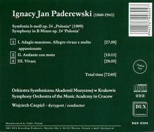 Ignaz Paderewski (1860-1941): Symphonie h-moll op.24 "Polonia", CD