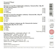 Krzysztof Meyer (geb. 1943): Cellokonzert Nr.2, CD