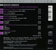 Krzysztof Penderecki (1933-2020): Werke für Kammerorchester, CD