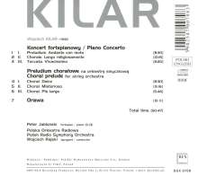 Wojciech Kilar (1932-2013): Klavierkonzert, CD