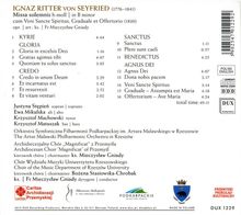 Ignaz Ritter von Seyfried (1776-1841): Missa solemnis h-moll, CD