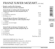 Franz Xaver Mozart (1791-1844): Kammermusik, CD
