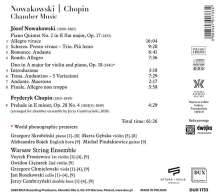 Jozef Nowakowski (1800-1865): Klavierquintett Nr.2 Es-Dur op.17, CD