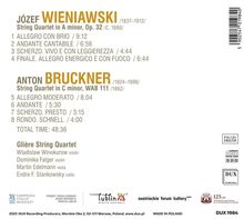 Josef Wieniawski (1837-1912): Streichquartett a-moll op.32, CD