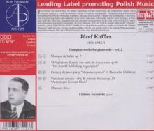 Jozef Koffler (1896-1944): Sämtliche Klavierwerke Vol.2, CD
