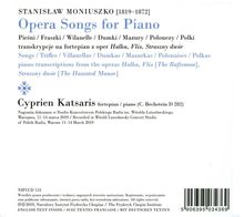 Stanislaw Moniuszko (1819-1872): Transkriptionen aus Opern für Klavier, CD