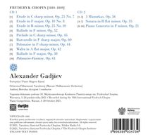 Frederic Chopin (1810-1849): Klavierkonzert Nr.2, 2 CDs