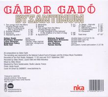 Gábor Gadó (geb. 1957): Byzantinum, CD