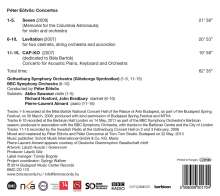 Peter Eötvös (geb. 1944): Levitation für 2 Klarinetten, Akkordeon &amp; Streichorchester, CD