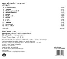 Csaba Palotaï, Steve Argüelles, Rémi Sciuto &amp; Vincent Ségal: Antiquity, CD