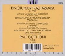 Einojuhani Rautavaara (1928-2016): Klavierkonzerte Nr.1 &amp; 2, CD