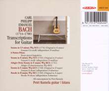Carl Philipp Emanuel Bach (1714-1788): Cembalosonaten (arr.für Gitarre), CD