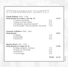 Stenhammar Quartet - Debussy / Tailleferre / Ravel, Super Audio CD