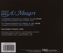 Wolfgang Amadeus Mozart (1756-1791): Klarinettenkonzert KV 622 (arr.für Viola &amp; Orchester), CD