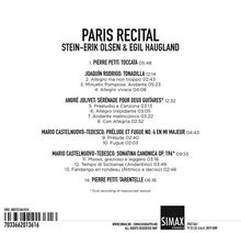 Stein-Erik Olsen &amp; Egil Haugland - Paris Recital, CD