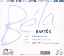 Bela Bartok (1881-1945): Sonate für Violine &amp; Klavier Nr.2, Super Audio CD
