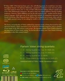 Fartein Valen (1887-1952): Streichquartette Nr.1 &amp; 2 (Blu-ray Audio &amp; SACD), 1 Blu-ray Audio und 1 Super Audio CD