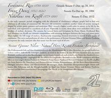 Musik für Horn &amp; Klavier "Early Romantic Horn Sonatas" (Blu-ray Audio &amp; SACD), 1 Blu-ray Audio und 1 Super Audio CD