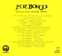 Mr. Bongo Record Club Volume Three, CD