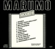 Marumo: Modiehi, CD