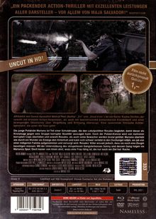 "Ein packender Action-Thriller... Uncut in HD! Film nicht zurückgespult Gebühr 1,-." Szenen mit intensiver Action.