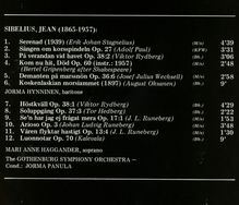 Jean Sibelius (1865-1957): Sämtliche Orchesterlieder, CD