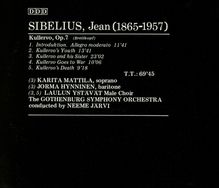 Jean Sibelius (1865-1957): Kullervo-Symphonie op.7, CD