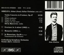 Jean Sibelius (1865-1957): Violinkonzert op.47, CD