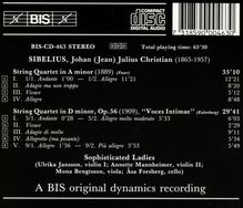 Jean Sibelius (1865-1957): Streichquartette op.56 &amp; a-moll, CD